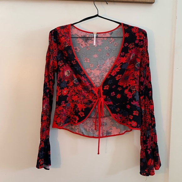 Free People Venice Printed Top - Picture 2 of 4